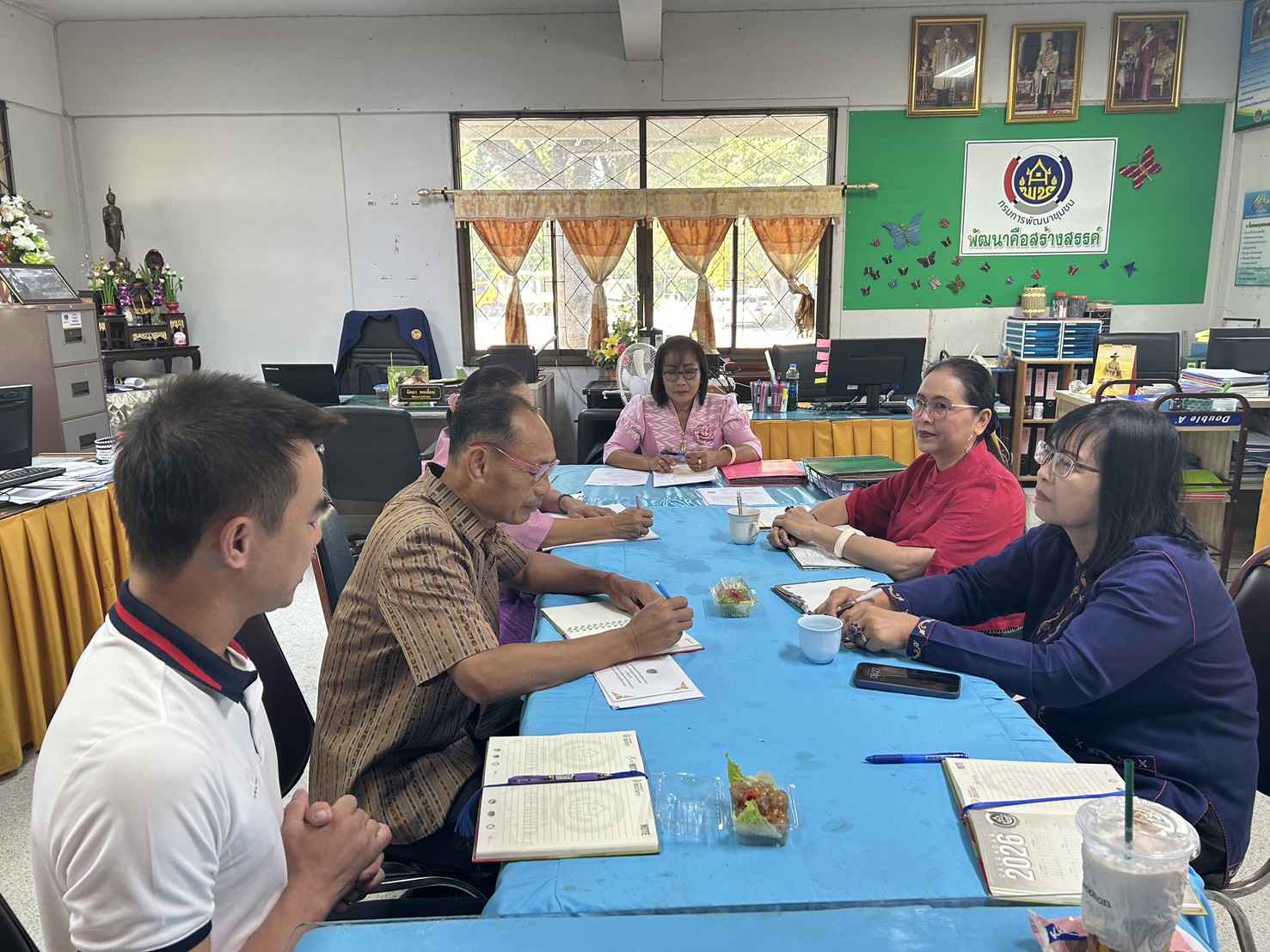 ประชุมวางแผนการขับเคลื่อนการดำเนินงานพัฒนาชุมชน 